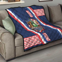 America 250th Anniversary Quilt USA 1776-2026 Patriotic Eagle