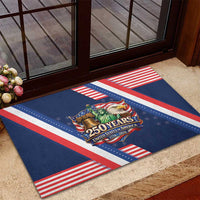 America 250th Anniversary Rubber Doormat USA 1776-2026 Patriotic Eagle
