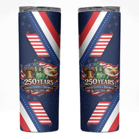 America 250th Anniversary Skinny Tumbler USA 1776-2026 Patriotic Eagle