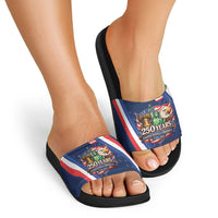 America 250th Anniversary Slide Sandals USA 1776-2026 Patriotic Eagle