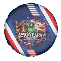 America 250th Anniversary Spare Tire Cover USA 1776-2026 Patriotic Eagle