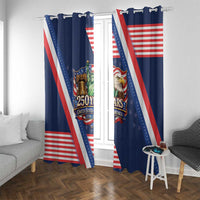 America 250th Anniversary Window Curtain USA 1776-2026 Patriotic Eagle
