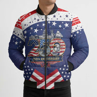 USA 250 Years of Freedom Bomber Puffer Jacket All American Pride