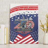 USA 250 Years of Freedom Canvas Wall Art All American Pride