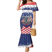 USA 250 Years of Freedom Family Matching Mermaid Dress and Hawaiian Shirt All American Pride