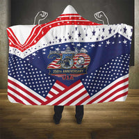 USA 250 Years of Freedom Hooded Blanket All American Pride