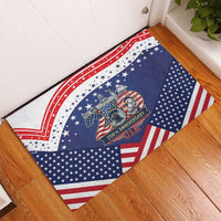 USA 250 Years of Freedom Rubber Doormat All American Pride