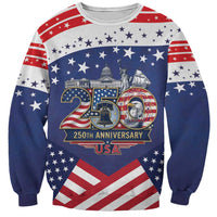 USA 250 Years of Freedom Sweatshirt All American Pride