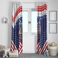 USA 250 Years of Freedom Window Curtain All American Pride