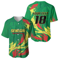 Senegal Football Pride Custom Baseball Jersey Les Lions de la Teranga