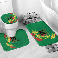 Senegal Football Pride Custom Bathroom Set Les Lions de la Teranga
