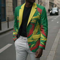 Senegal Football Pride Custom Blazer Les Lions de la Teranga