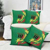 Senegal Football Pride Custom Pillow Cover Les Lions de la Teranga