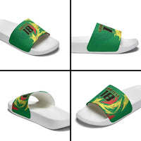 Senegal Football Pride Custom Slide Sandals Les Lions de la Teranga