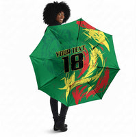Senegal Football Pride Custom Umbrella Les Lions de la Teranga