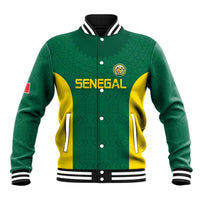Senegal Football Custom Baseball Jacket Pride of African Champions