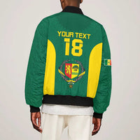 Senegal Football Custom Bomber Jacket Pride of African Champions