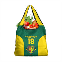 Senegal Football Custom Grocery Bag Pride of African Champions