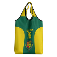 Senegal Football Custom Grocery Bag Pride of African Champions