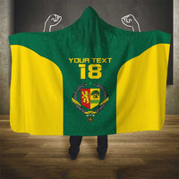 Senegal Football Custom Hooded Blanket Pride of African Champions