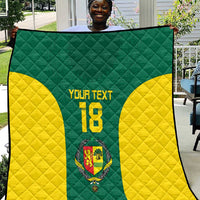 Senegal Football Custom Quilt Pride of African Champions