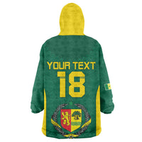 Senegal Football Custom Wearable Blanket Hoodie Pride of African Champions