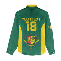 Senegal Football Custom Women Casual Shirt Pride of African Champions
