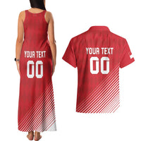 Custom Monaco Football Couples Matching Tank Maxi Dress and Hawaiian Shirt Go Champion 2025