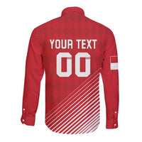 Custom Monaco Football Long Sleeve Button Shirt Go Champion 2025