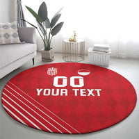 Custom Monaco Football Round Carpet Go Champion 2025