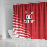 Custom Monaco Football Shower Curtain Go Champion 2025