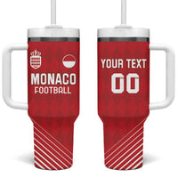 Custom Monaco Football Tumbler With Handle Go Champion 2025