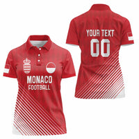 Custom Monaco Football Women Polo Shirt Go Champion 2025
