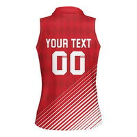 Custom Monaco Football Women Sleeveless Polo Shirt Go Champion 2025