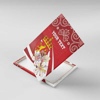 Personalized Norway Constitution Day Canvas Wall Art Norwegian Lion Pyramidal Saxifrage