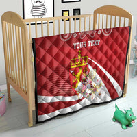 Personalized Norway Constitution Day Quilt Norwegian Lion Pyramidal Saxifrage