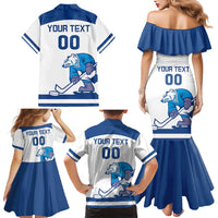Custom Norway Hockey Family Matching Mermaid Dress and Hawaiian Shirt Norge Polar Bears