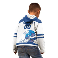 Custom Norway Hockey Kid Hoodie Norge Polar Bears