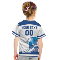 Custom Norway Hockey Kid T Shirt Norge Polar Bears