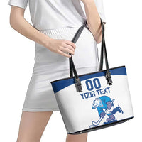 Custom Norway Hockey Leather Tote Bag Norge Polar Bears