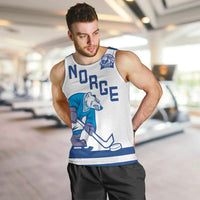 Custom Norway Hockey Men Tank Top Norge Polar Bears