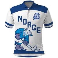 Custom Norway Hockey Polo Shirt Norge Polar Bears