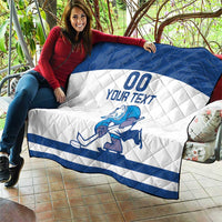 Custom Norway Hockey Quilt Norge Polar Bears