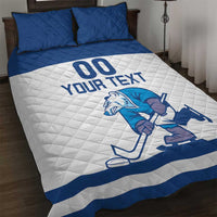 Custom Norway Hockey Quilt Bed Set Norge Polar Bears