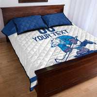 Custom Norway Hockey Quilt Bed Set Norge Polar Bears