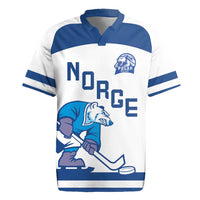 Custom Norway Hockey Rugby Jersey Norge Polar Bears
