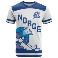 Custom Norway Hockey T Shirt Norge Polar Bears