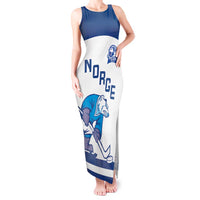 Custom Norway Hockey Tank Maxi Dress Norge Polar Bears