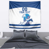 Custom Norway Hockey Tapestry Norge Polar Bears