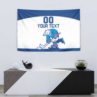 Custom Norway Hockey Tapestry Norge Polar Bears